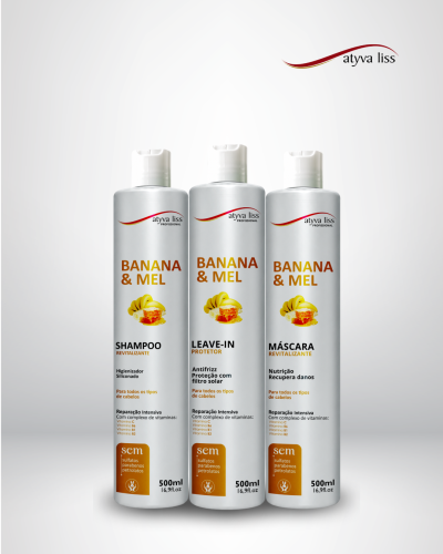 Kit Banana e Mel Atyva Liss