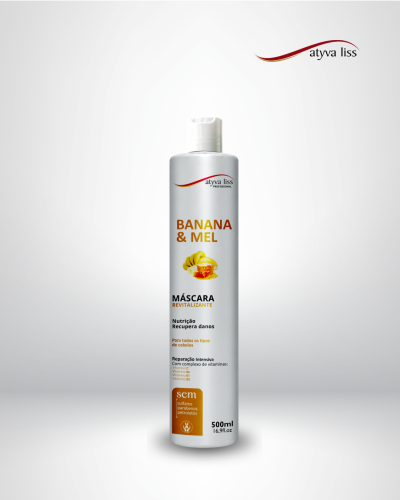 Máscara Revitalizante Banana e Mel