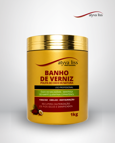 Máscara Banho de Verniz Atyva Liss Profissional